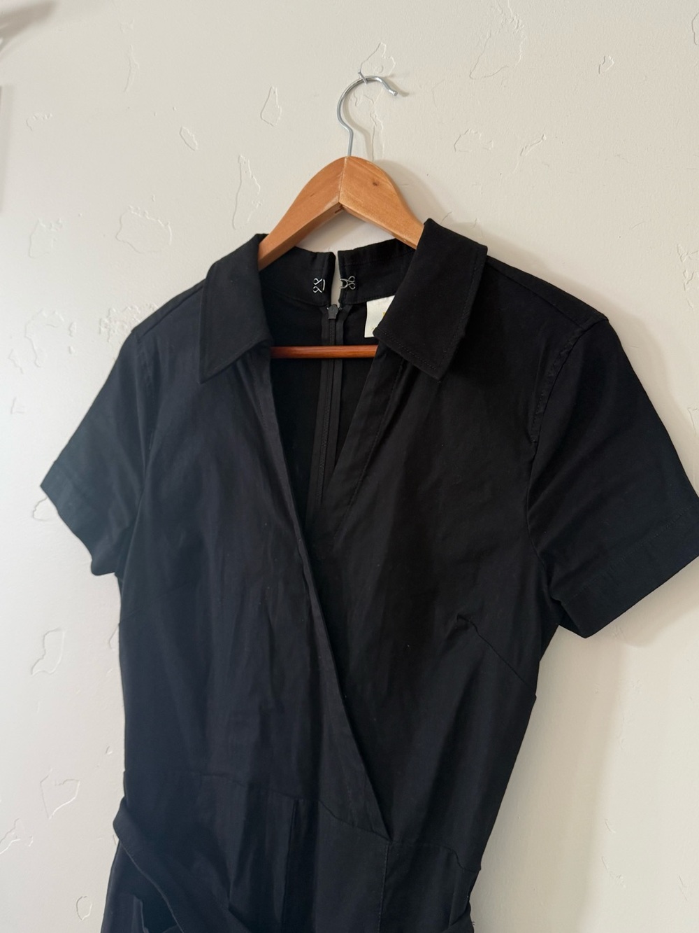 Anthropologie Maeve Colette Linen-Blend Jumpsuit Black , size 8 - Picture 6 of 9